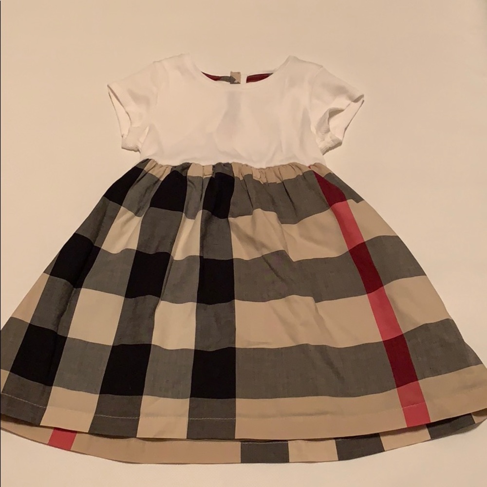 2T Girls Burberry short sleeve dress